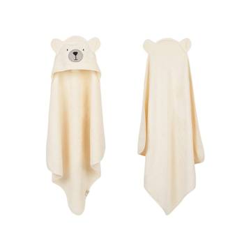 Masilo Hooded Teddy Bath Towel (Cream)